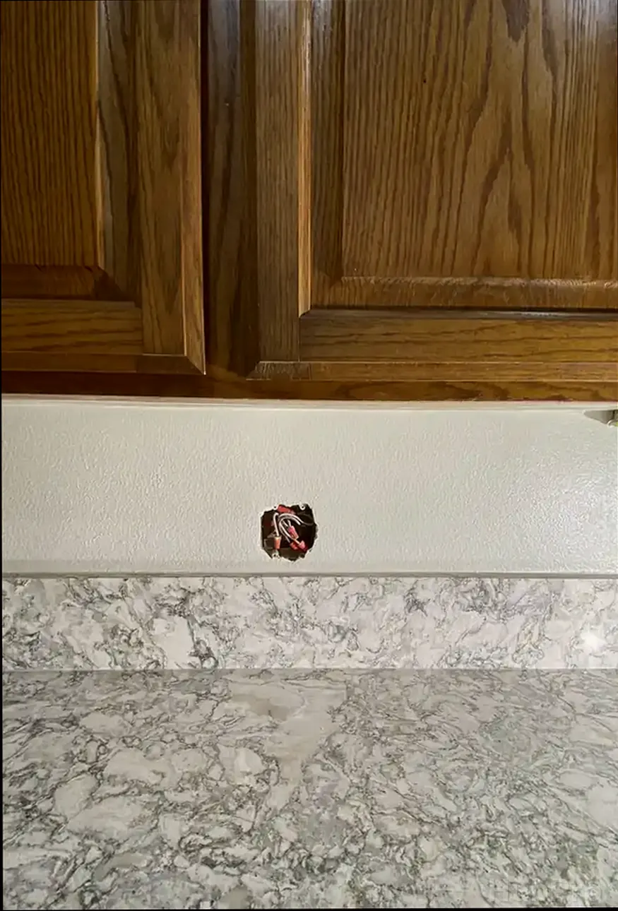 Wall hole repair service in Brea CA with smooth texture matching