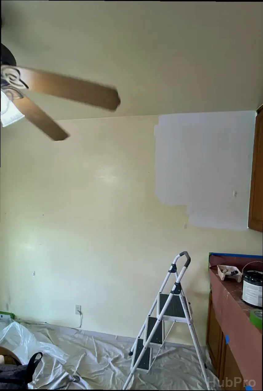 Drywall leak repair and texture matching in Costa Mesa CA with clean finish