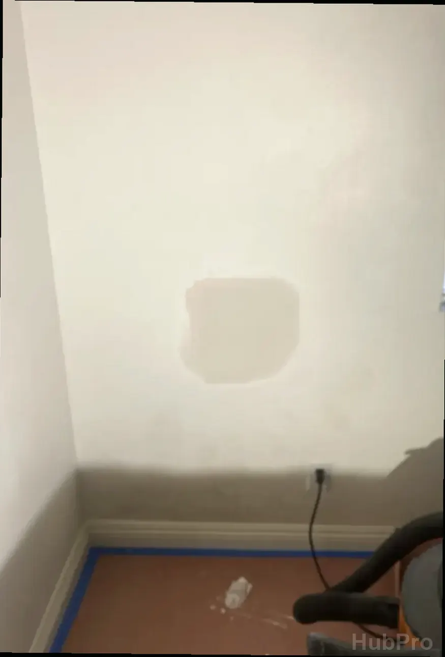 Wall hole repair service in Dana Point CA with texture matching and smooth finish