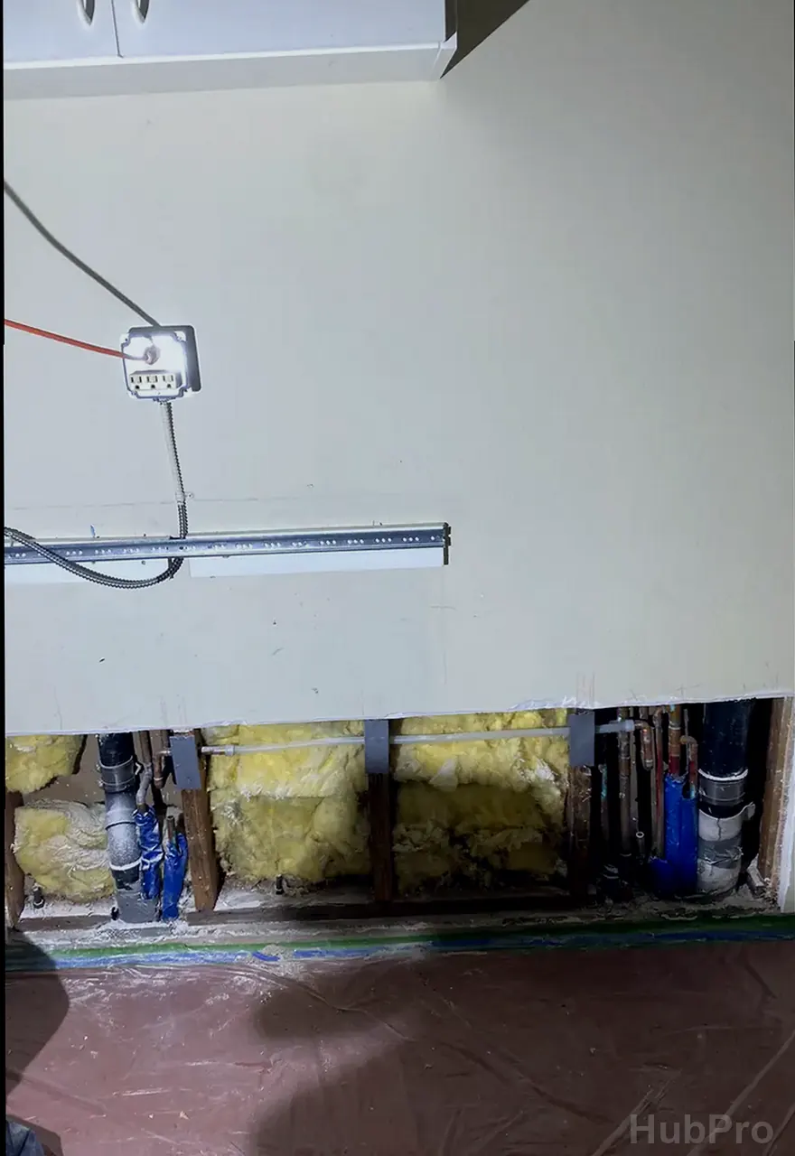 Drywall leak repair and texture matching in Fountain Valley CA with clean finish