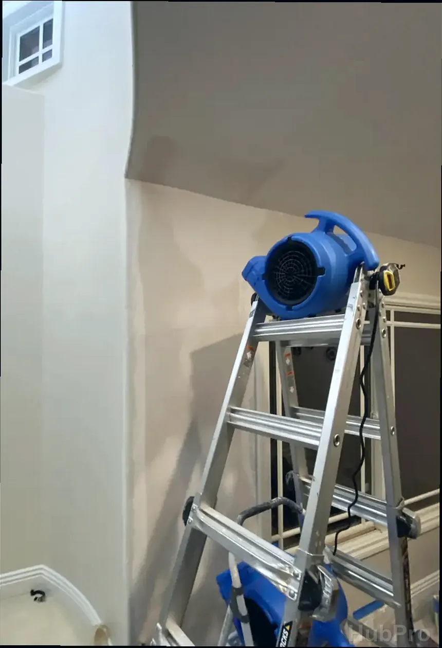 Professional ceiling repair and texture matching in La Habra CA
