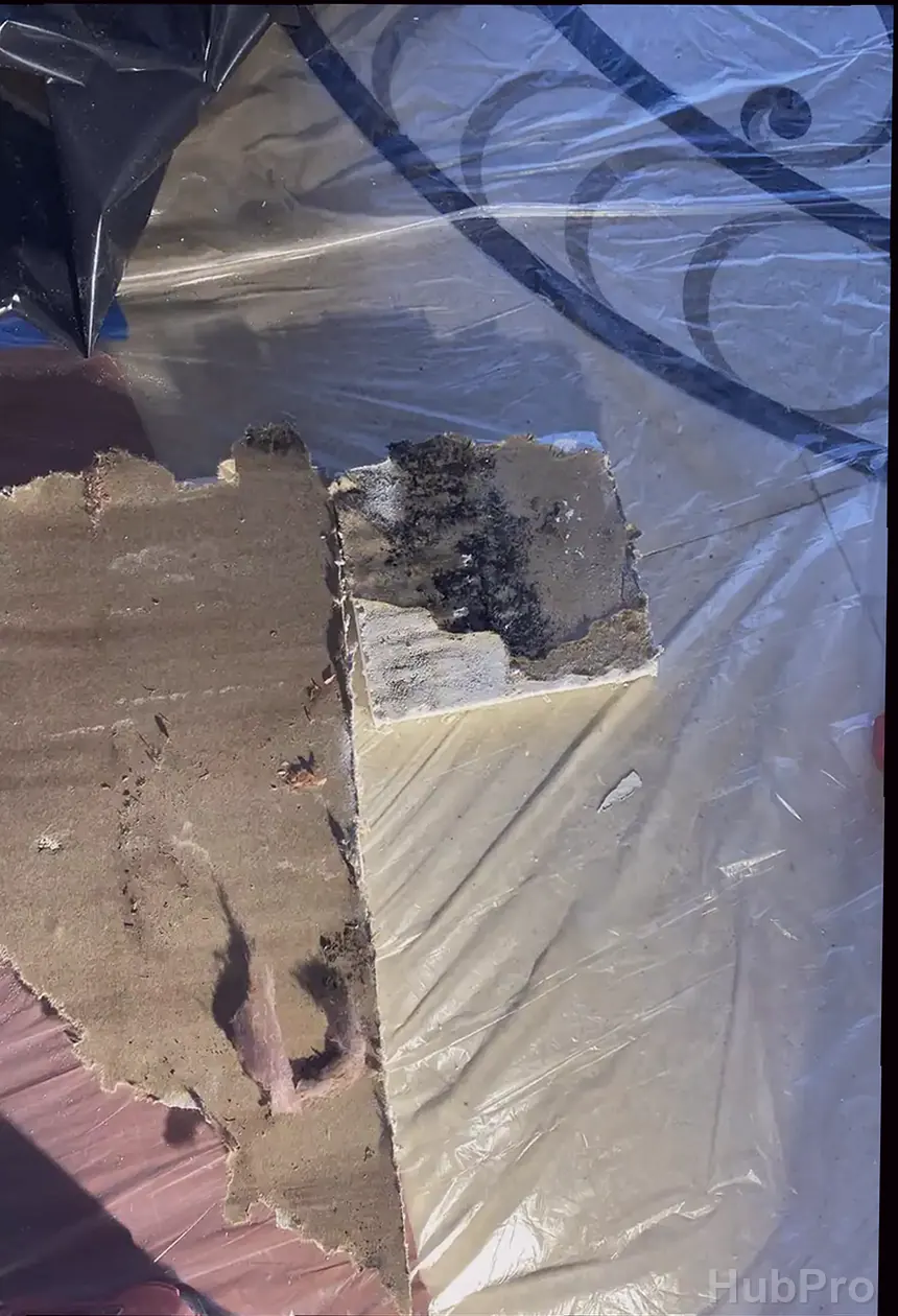 Wall hole repair service in La Palma CA with texture matching and smooth finish