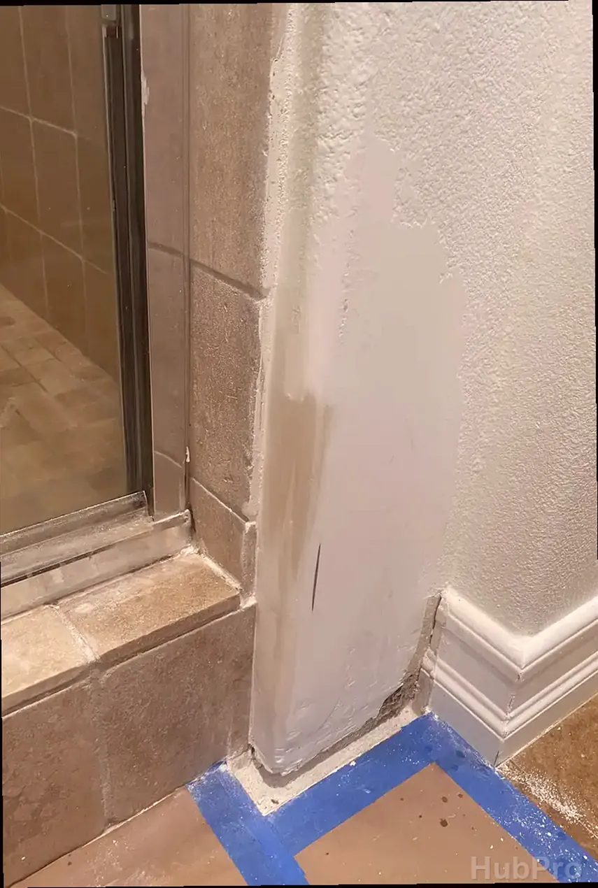 Drywall leak repair and texture matching in Laguna Niguel CA with clean finish