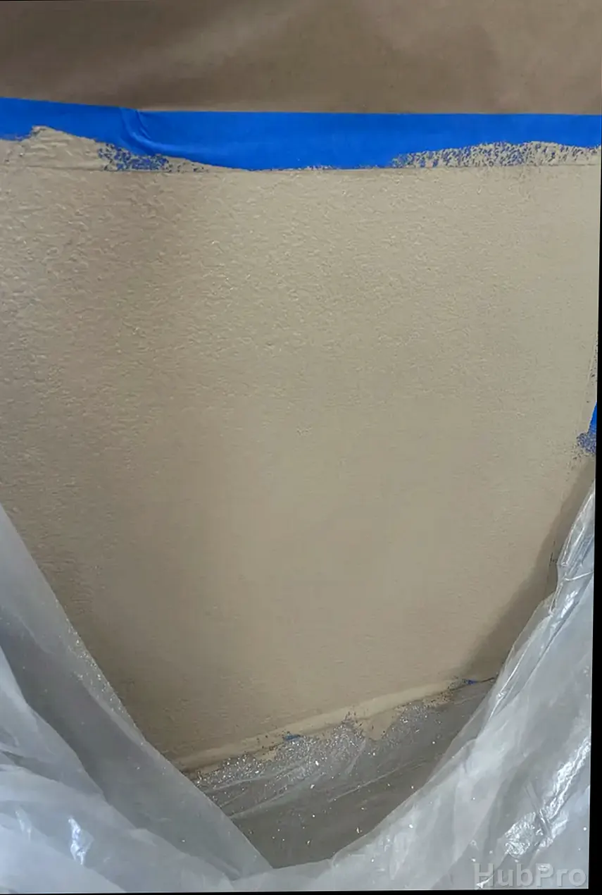 Drywall leak repair and texture matching in San Juan Capistrano CA with clean finish