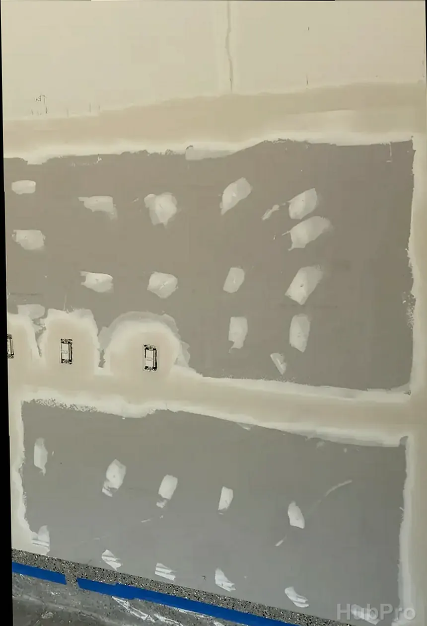 Wall hole repair service in Santa Ana CA with texture matching and smooth finish