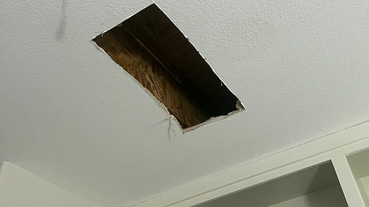 Wall Damage & Patches article illustration for patching large drywall hole